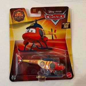 Mattel Cars Red and Yellow Rescue Helicopter